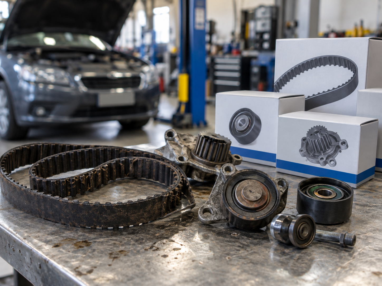 Kit distribuție auto: ce conține, când se schimbă și cum se alege corect după VIN?