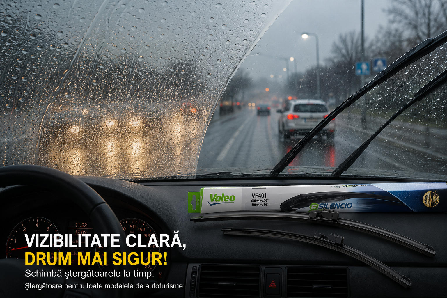 Ștergătoare auto: de ce trebuie schimbate la timp și cum alegi modelul corect?