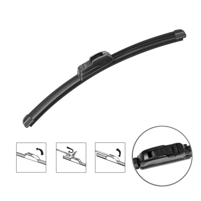18"/45cm - stergator universal de parbriz "FLAT" - CARGUARD [3]