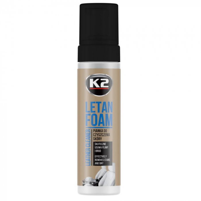 Spuma curatare si intretinere piele auto K2 Letan Foam 200 ML [1]