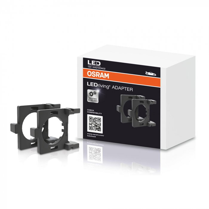 Set 2 adaptoare H7 Osram LED 64210DA02 omologate RAR [1]