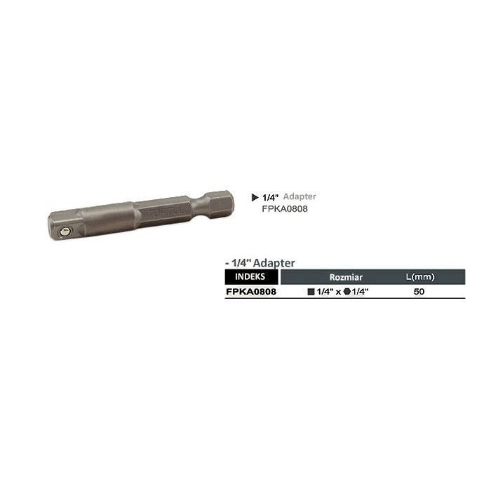 Adaptor bit hexagonal 1/4 50mm [1]