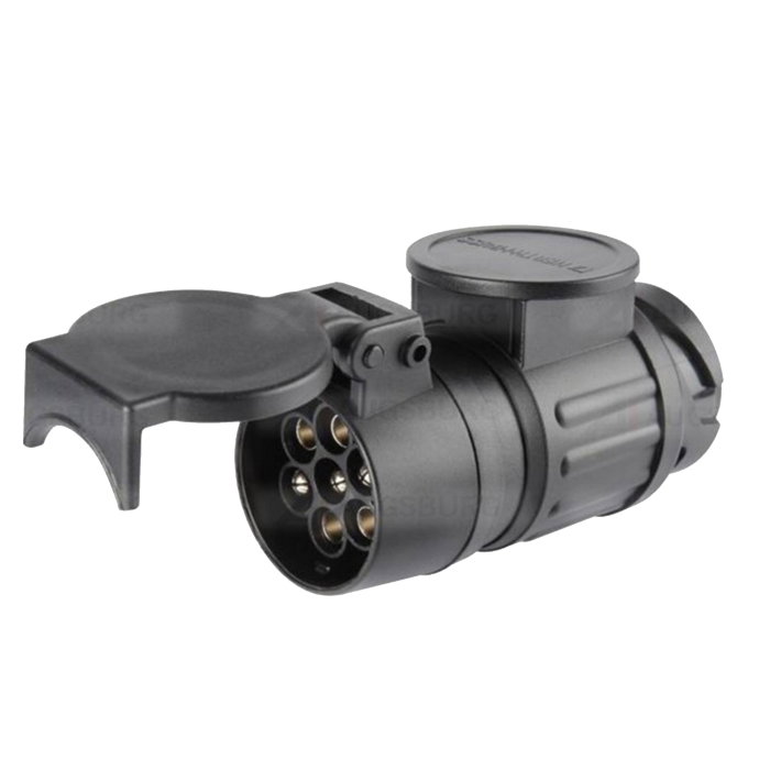 Adaptor lung priză 13 poli la 7 poli - Herth+Buss (12V, ISO 11446 / 1724) [1]