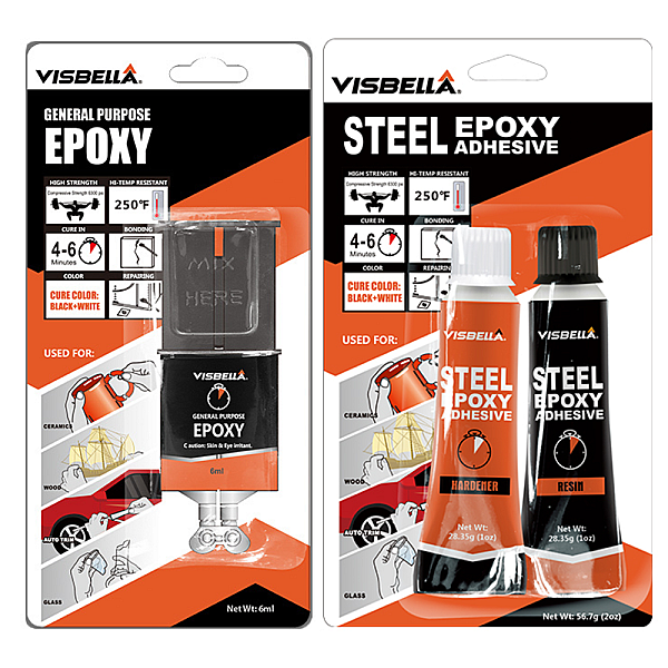 Adeziv bicomponent negru-alb Visbella 28g [1]