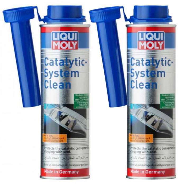 Pachet 2 x Aditiv benzina Liqui Moly curățare calamină catalizator 300 ml [1]