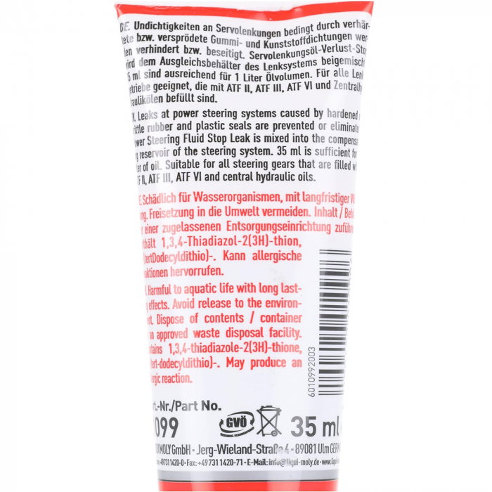 Aditiv Liqui Moly evitare pierderi ulei servodirectie 35 ml [2]