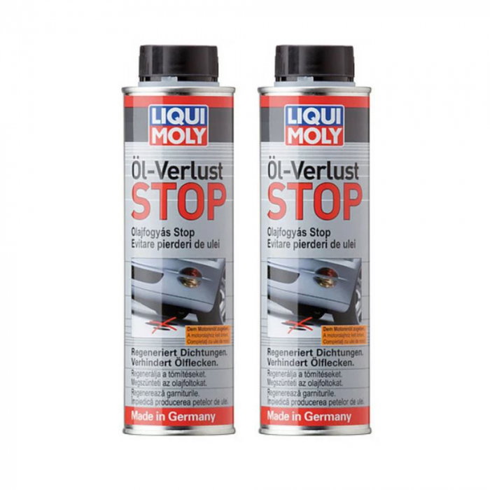 Pachet 2 x Aditiv Liqui Moly evitare scurgere ulei 300 ml [1]
