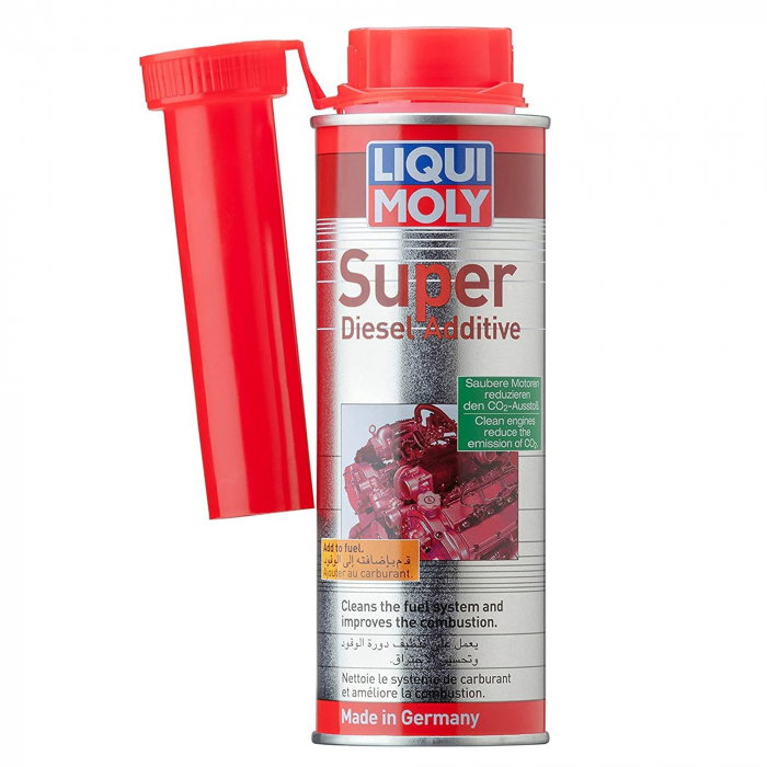 Aditiv Motorina Liqui Moly Super Diesel, 250ml, Curatare Injectoare, Creste Cifra Cetanica, Protectie Pompa si DPF, Aditivare 1:300 [1]