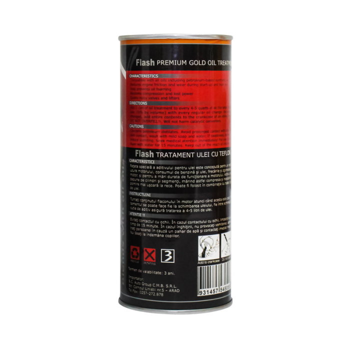 Aditiv tratament motor FLASH Premium 400 ml [1]