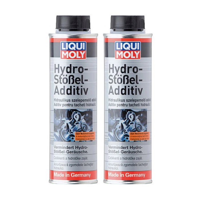 Pachet 2 x Aditiv Ulei Liqui Moly Hydro Stossel 300 ml - Soluție Zgomot Tacheți Hidraulici (Benzină/Diesel) [1]