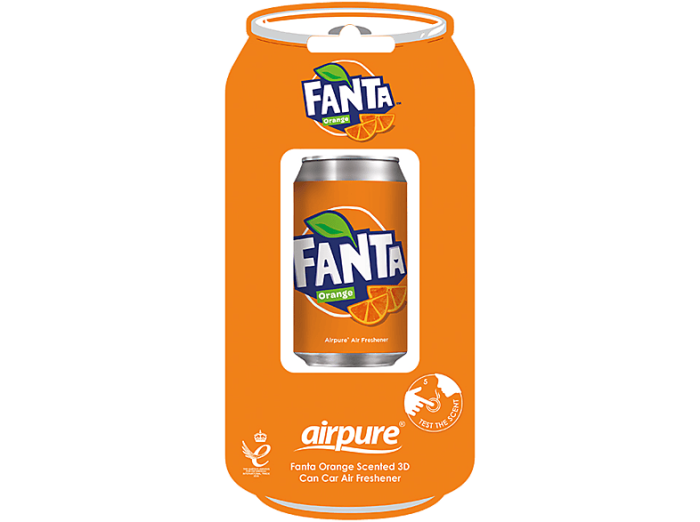 AIRPURE Odorizant auto, cutie de sifon 3D, portocaliu Fanta [2]