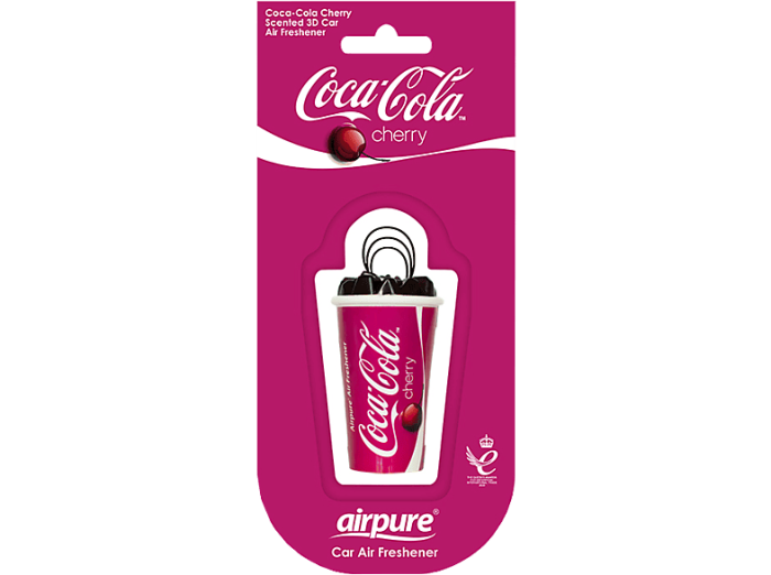 AIRPURE Odorizant pentru masina, cana 3D, cirese Coca Cola [2]