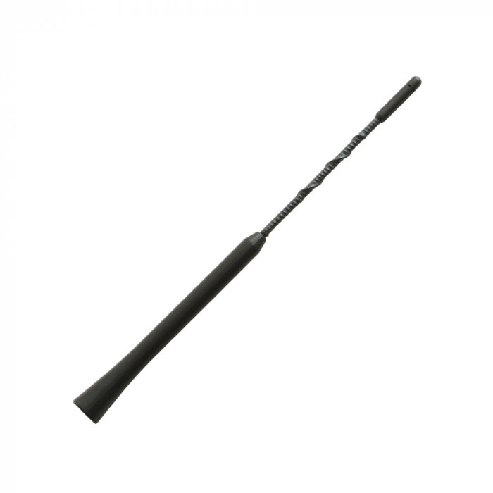Antena auto pentru exterior cu 2 adaptoare (5-6 mm), 24 cm. neagra [1]
