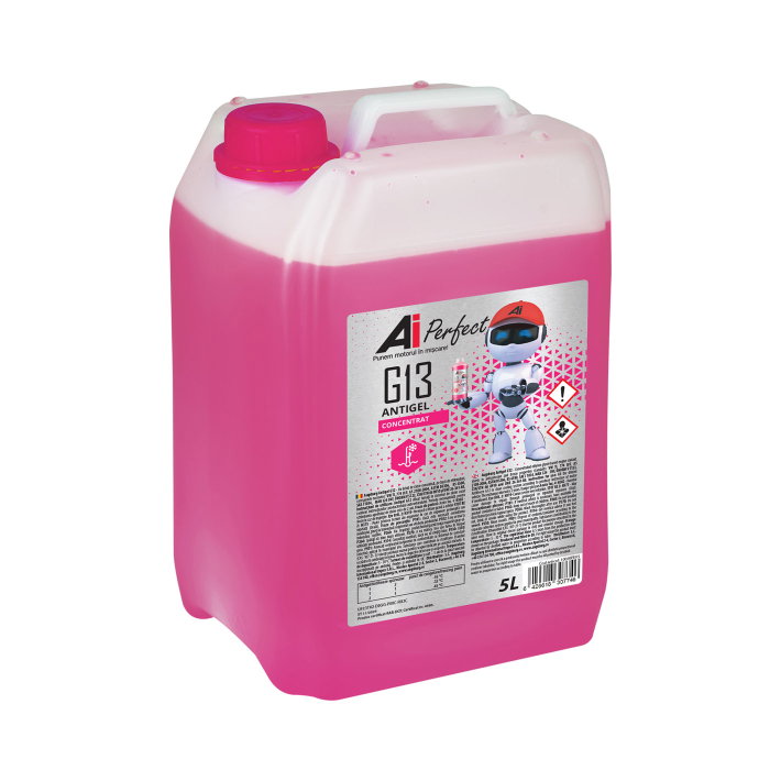 Antigel Concentrat Auto AI Perfect G13, 5 Litri, Violet, Tehnologie Premium, Compatibil VW TL 774-J, MAN 324, Protectie Anticoroziva Avansata [1]
