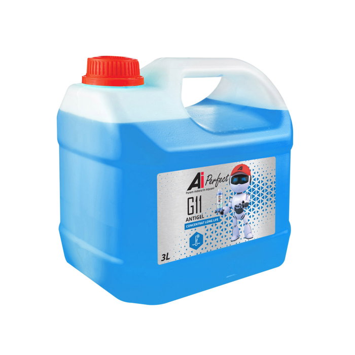 Antigel Concentrat Auto AiPerfect G11, 3 Litri, Protectie -32°C (la dilutie 1:1), Albastru, Compatibil VW TL 774-C, MAN 324 NF, ASTM D3306 [1]