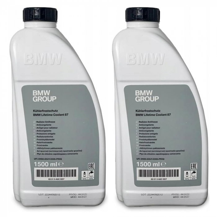 Pachet 3 litri Antigel concentrat BMW LC-87 albastru [1]