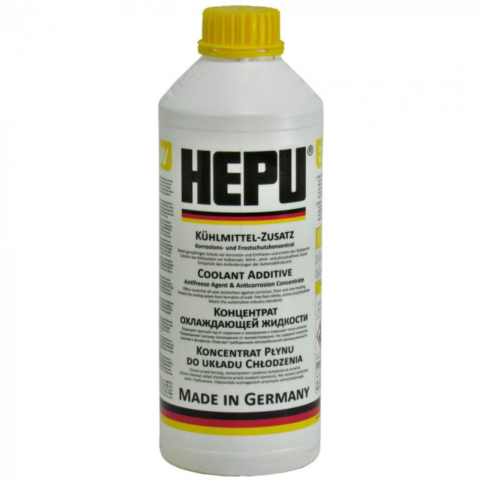 Antigel concentrat Hepu G11 galben 1.5 litri [1]
