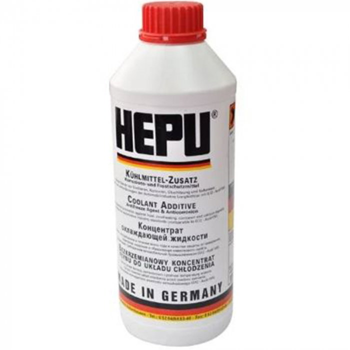 Antigel concentrat Hepu G12 rosu 1.5 litri [1]