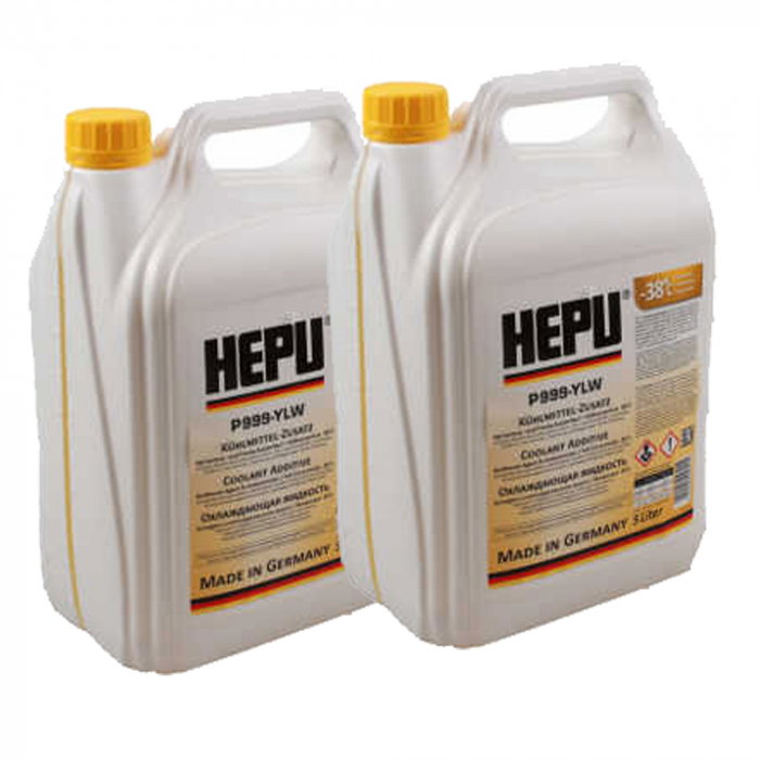 Pachet 10 litri antigel concentrat Hepu G11 galben [1]