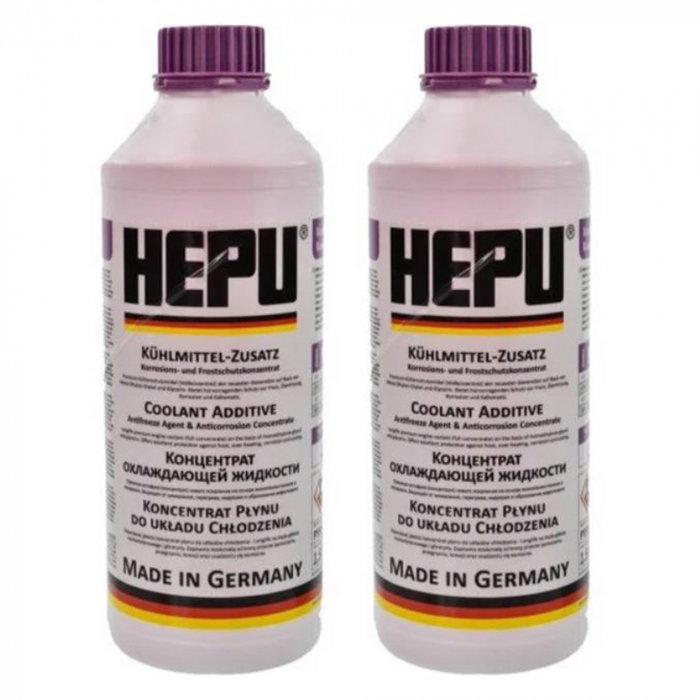 Pachet 3 litri Antigel concentrat Hepu G13 mov [1]