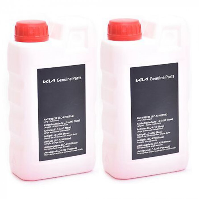 Pachet 2 litri Antigel concentrat KIA Long Life Coolant roz [1]