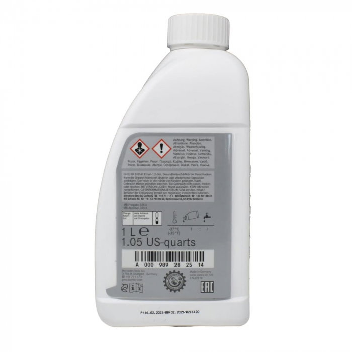 Antigel concentrat Mercedes MB 325.6 roz 1 litru [2]