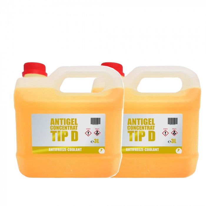 Pachet 6 litri antigel concentrat MTR Tip D galben [1]