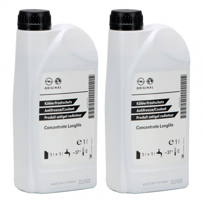 Pachet 2 litri Antigel concentrat Opel Longlife G11 albastru [1]