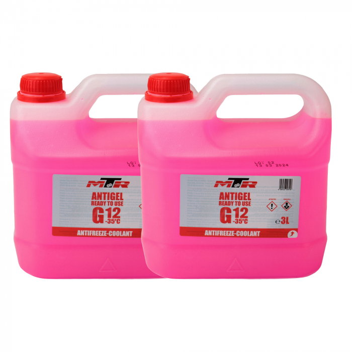 Pachet 6 litri antigel preparat MTR G12 rosu [1]