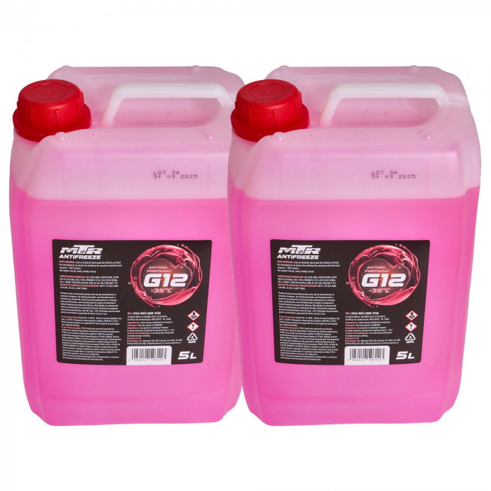 Pachet 10 litri antigel preparat MTR G12 rosu [1]