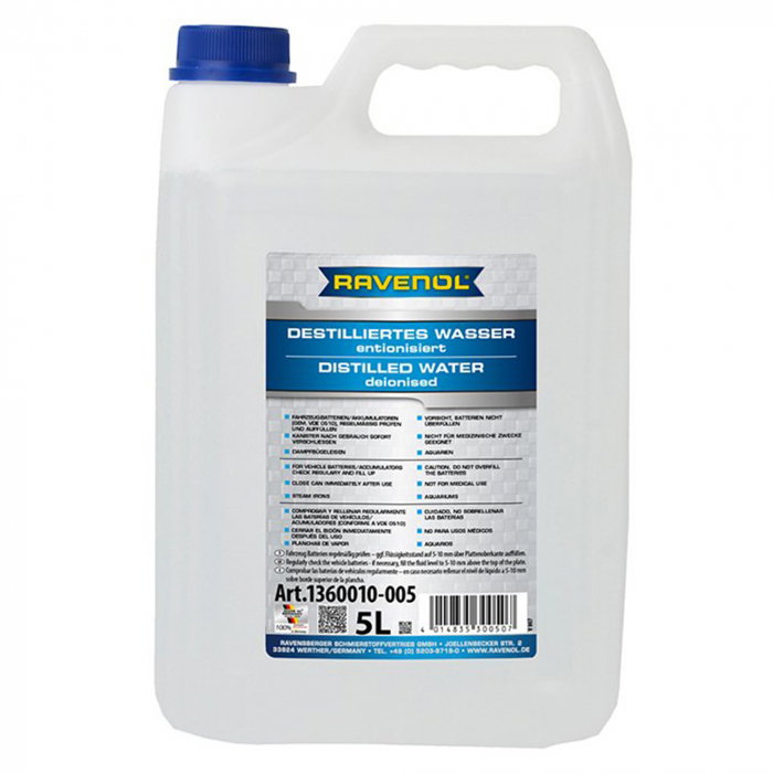 Apa distilata Ravenol 5 litri [1]