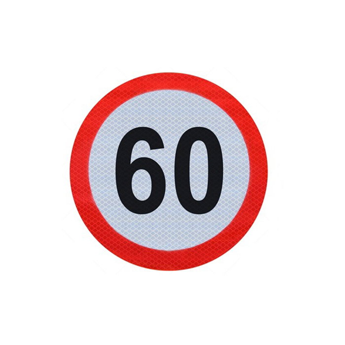 Autocolant Hico Limită Viteză 60 km/h Film Reflectorizant Clasa I [1]