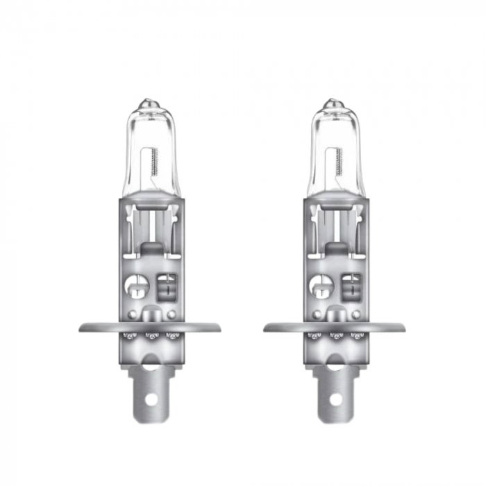 Pachet 2 Becuri 12V H1 55 W NIGHT BREAKER SILVER +100% OSRAM [1]