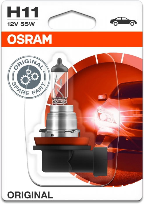 Bec halogen H11 12V 55W Osram Original blister [1]