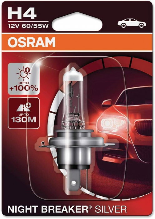 Bec halogen H4 12V Osram Night Breaker Silver +100% blister [1]