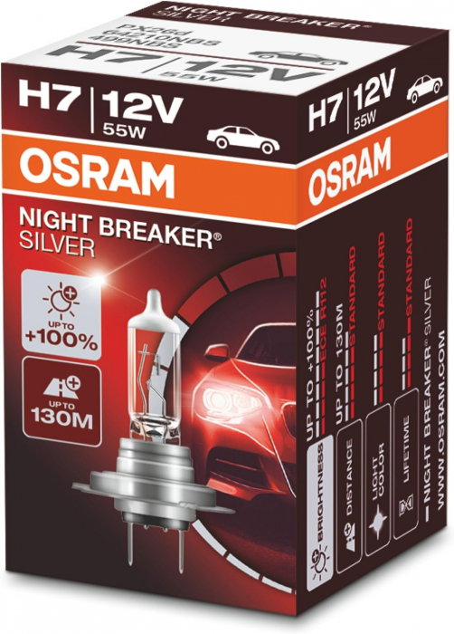 Bec H7 Osram Night Breaker Silver +100% [1]