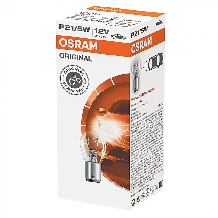 Set 10 becuri P21/5W 12V Osram Original [1]