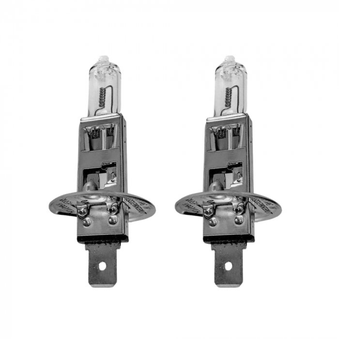 Pachet 2 Becuri Far H1 24V 70W P14.5S Super White Sct [1]