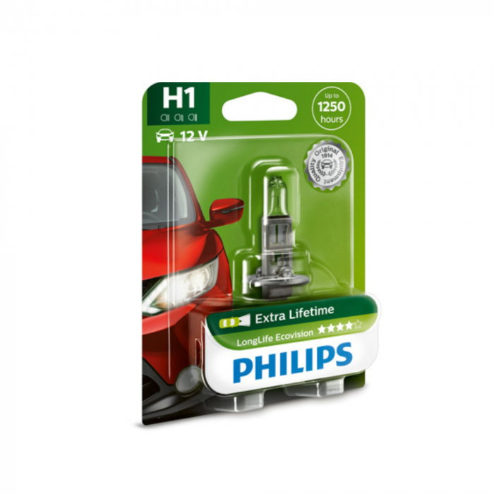 Bec Far H1 55W 12V Philips Longer Life Ecovision [1]