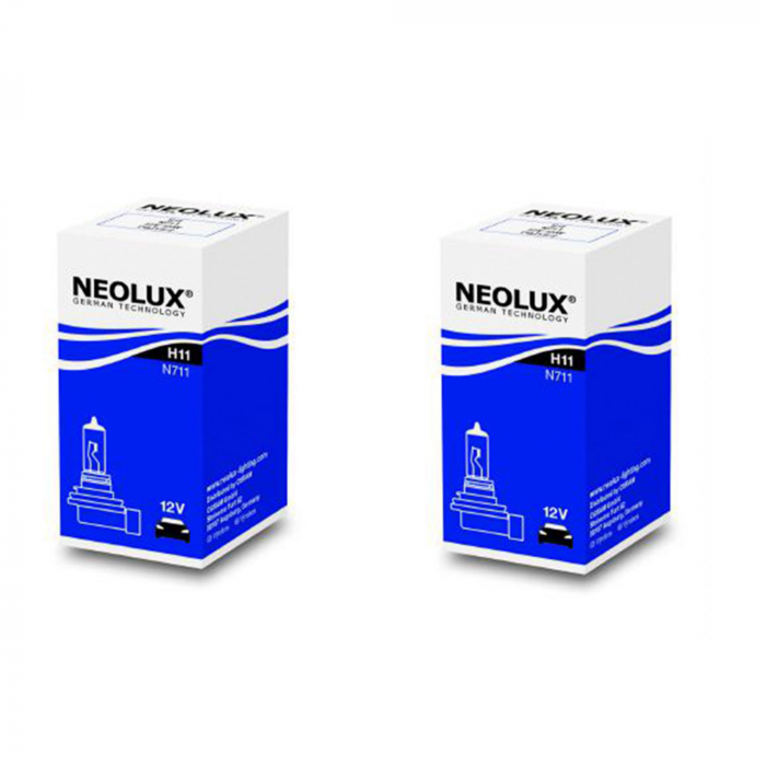 Pachet 2 x Bec Far H11 12V Pgj19-2 55W Neolux [1]