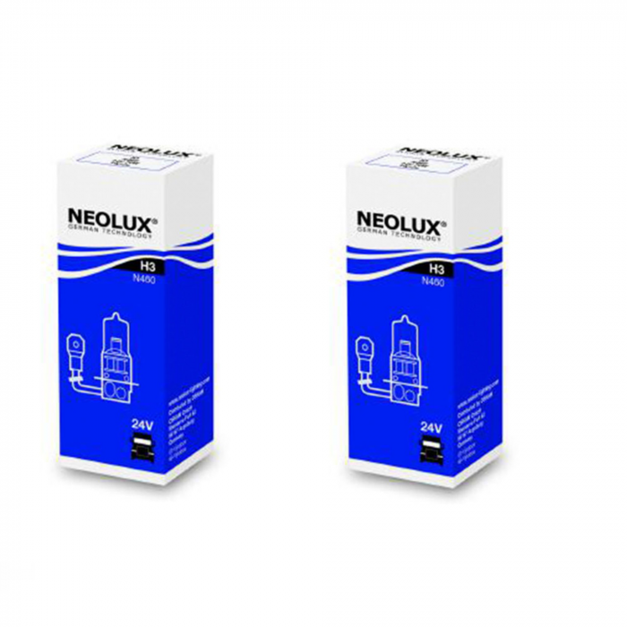 Pachet 2 x Bec Far H3 24V Pk22S 70W Neolux [1]