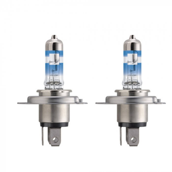 Pachet 2 Becuri Far H4 60/55W 12V Racing Vision GT200 Philips (Blister) [1]