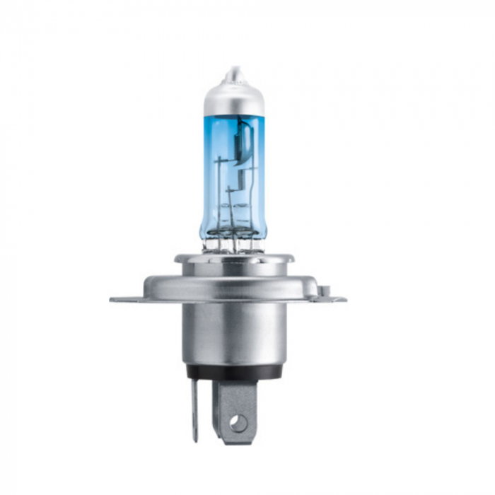 Pachet 2 Becuri Far H4 60/55W 12V White Vision Ultra Philips (Blister) [2]