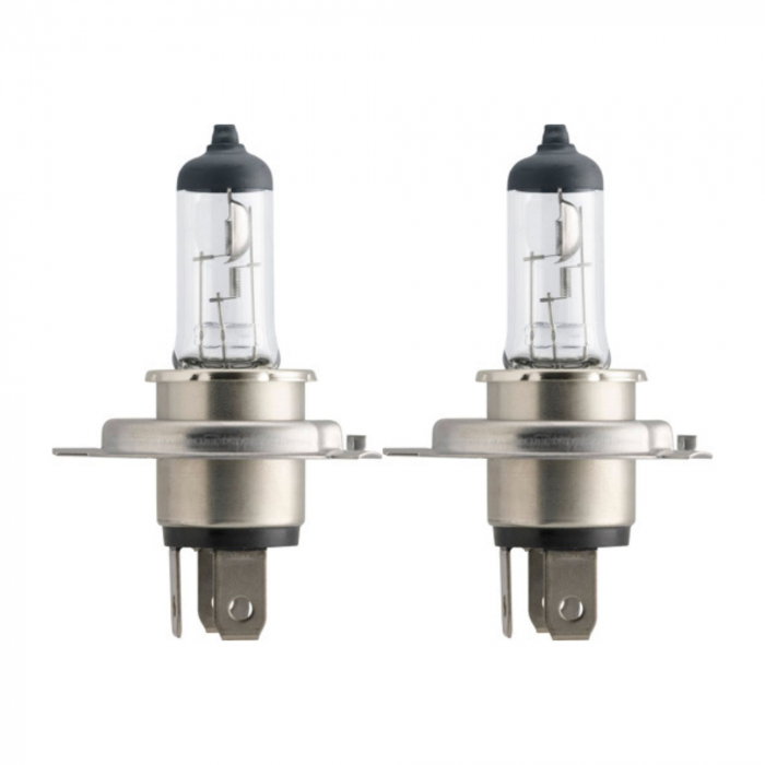 Pachet 2 Becuri Far H4 P43T 60/55W 12V Vision (Blister) Philips [1]