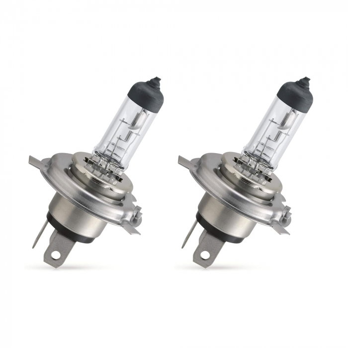 Pachet 2 Becuri Far H4 P43T 60/55W 12V Vision (Cutie) Philips [2]