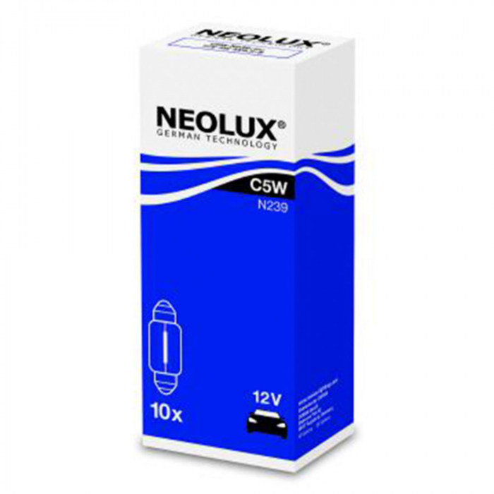 Set 10 buc Bec Indicator 12V C5W Sv8.5-8 Neolux [1]