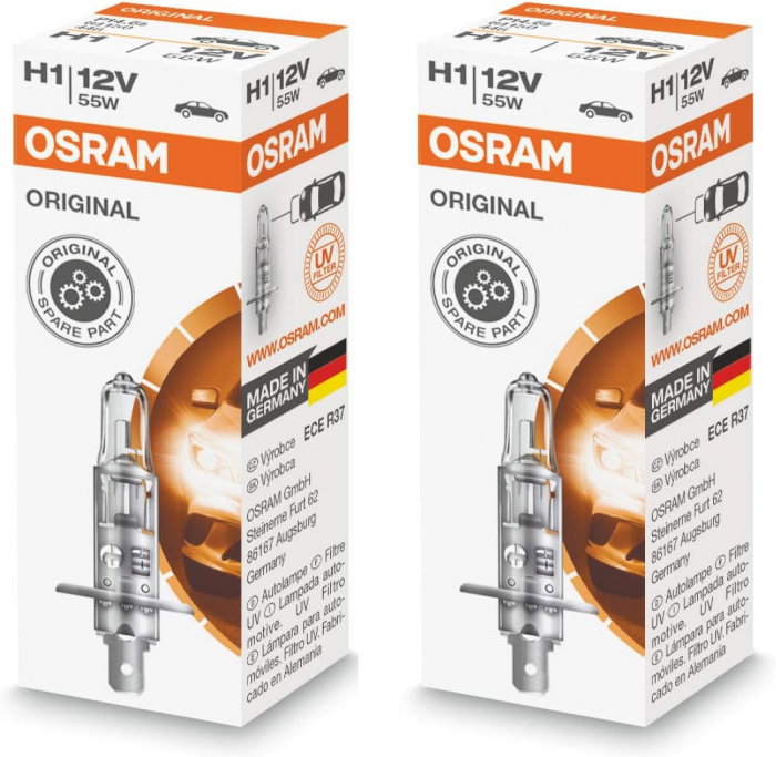 Pachet 2 becuri H3 12V Osram Original [2]
