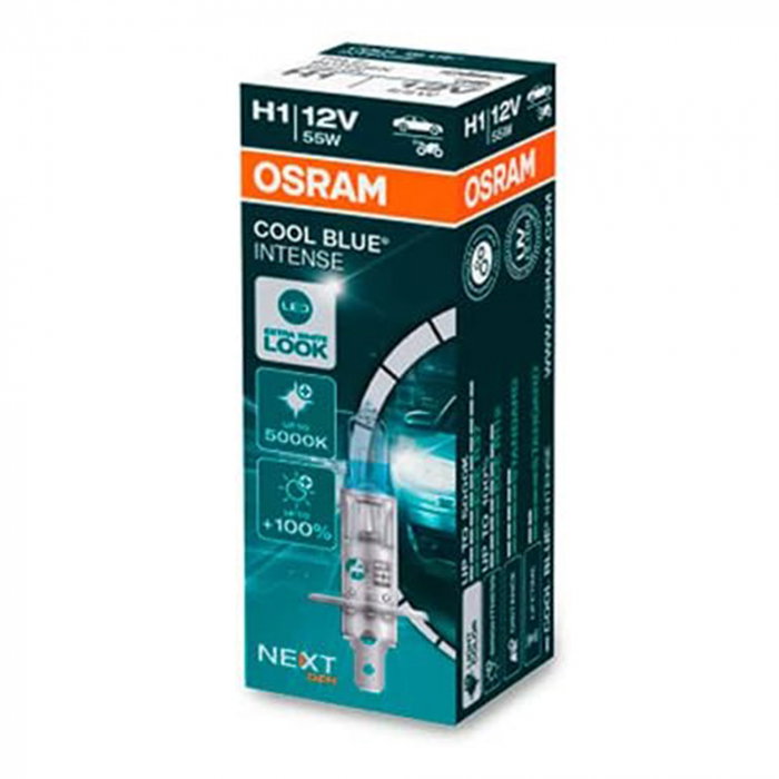 Bec halogen H1 12V Osram Cool Blue Intense NextGen [1]