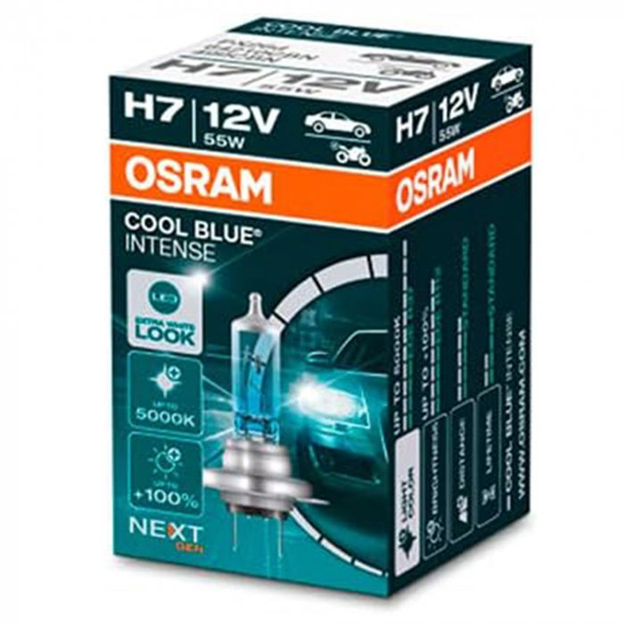 Bec halogen H7 12V 55W Osram Cool Blue Intense NextGen [1]