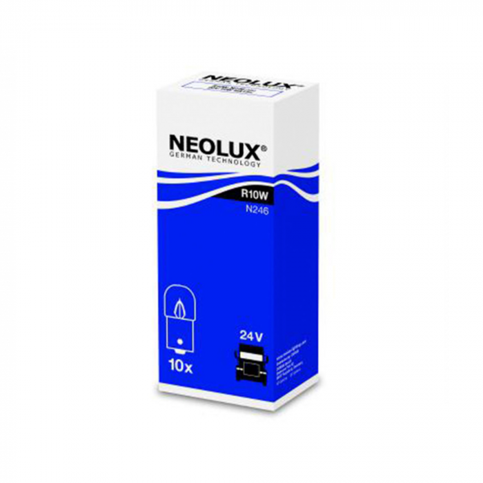 Set 10 buc Bec Auxiliar 24V R10W Neolux [1]